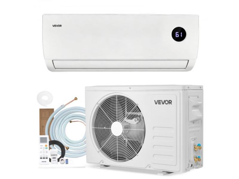 MNFTKD9000BTBAAUI001V6 Mini Split Air Conditioner - 9000 BTU 115V Fast Cooling & Heating - 19 SEER2 High Efficiency for 450 sq ft. Coverage