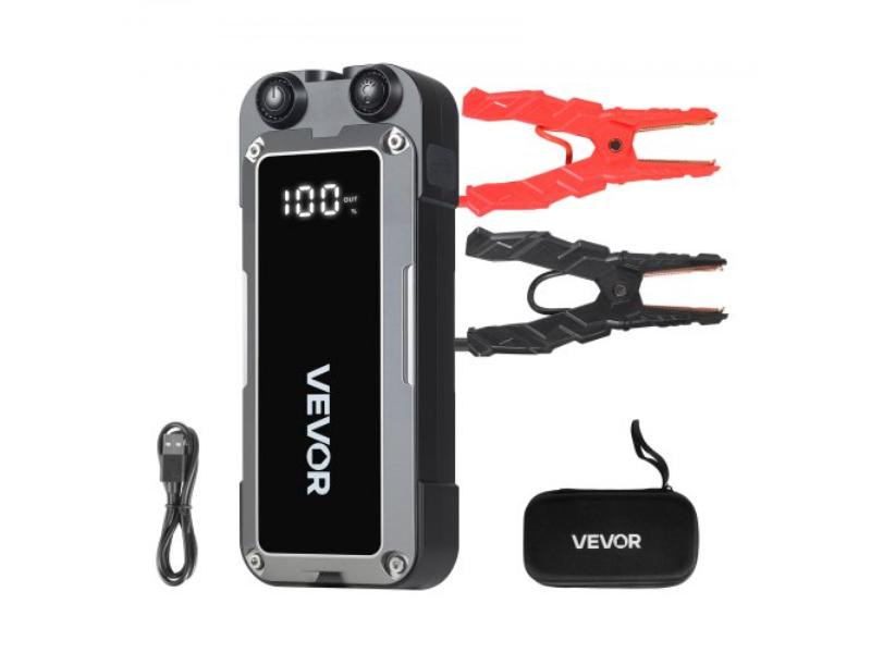 Jump Starter - 4000A Peak - Car Jumper Starter Battery Pack - 12V Portable Lithium Battery Booster for 10L Gas & 8L Diesel Engines