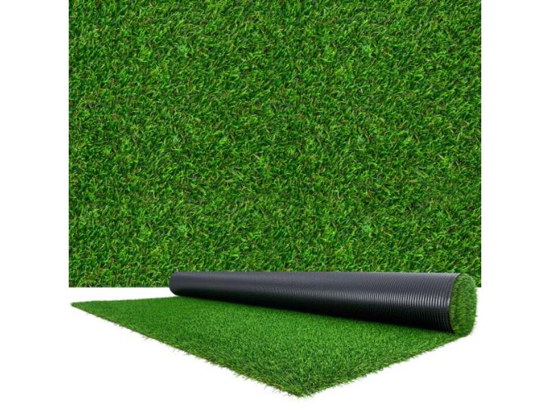 Artificial Grass - 10 x 6.5 ft - 1.38 in. Pile Height Synthetic Lawn Carpet Roll Mat for Patio - Garden - Balcony - Outdoor & Indoor Decor - Green