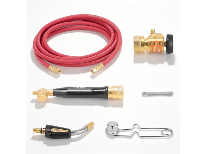 Air Acetylene Torch Kit with 11.8 ft. Hose - PL-8A Self-Lighting Tip & CGA200 Regulator - Brazing Torch for Home & Industrial Metalworking