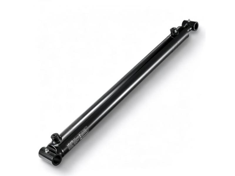 Double Acting Hydraulic Cylinder - 2 in. Bore x 24 in. Stroke - Max 3500 PSI - Heavy-Duty Welded Cross Tube Cylinders for Agricultural Machinery
