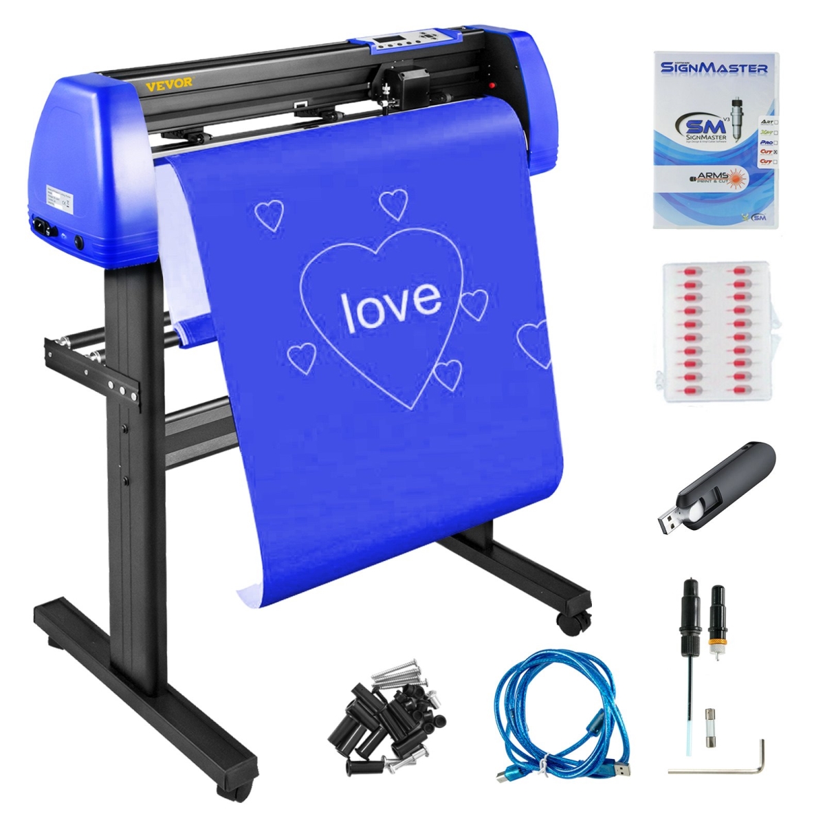 KZJ720JKDHLS00001V1 28 in. Vinyl Cutter Machine