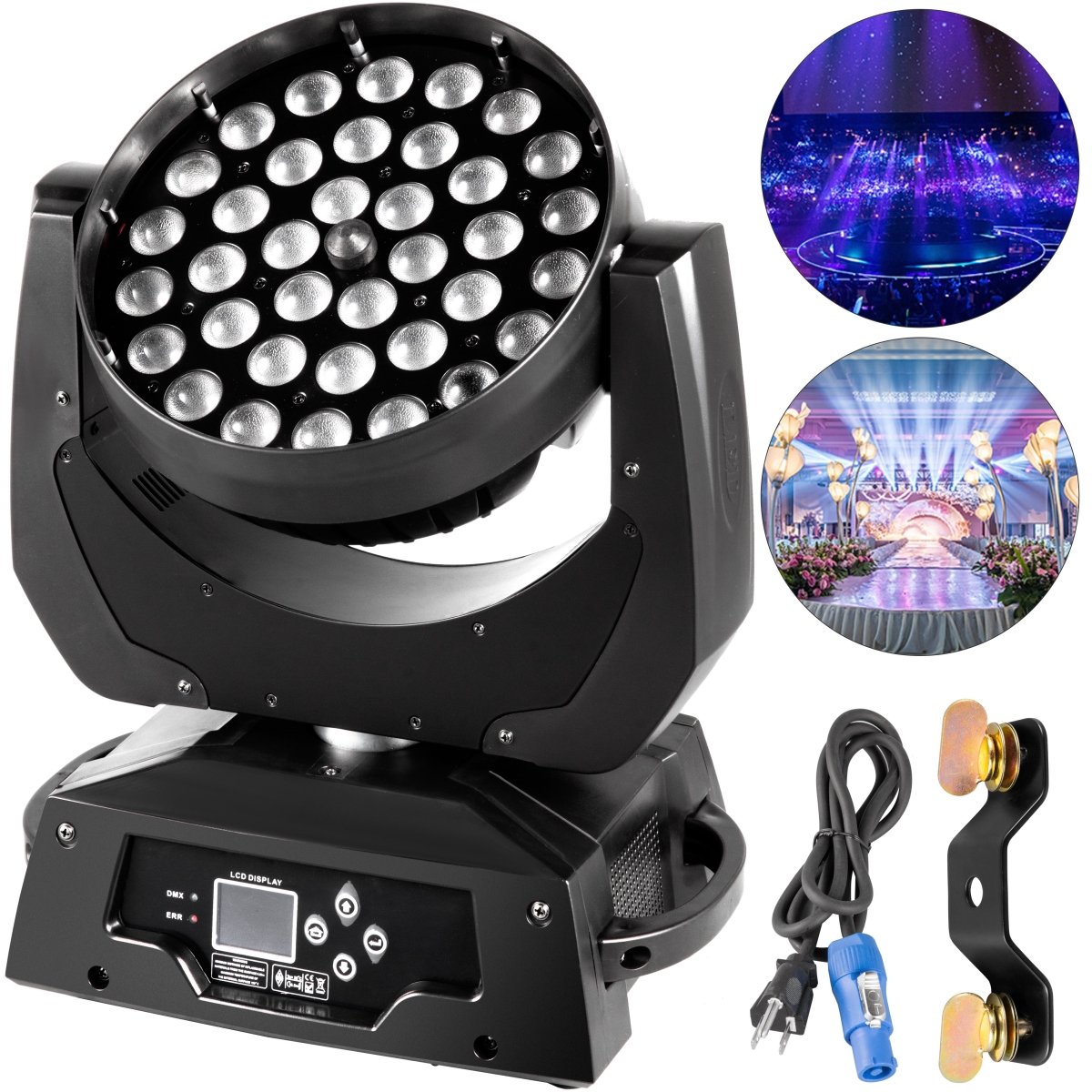 WTD36X10WYTD00001V1 36 x 10W RGBW 4-in-1 LED Stage Light -  Vevor