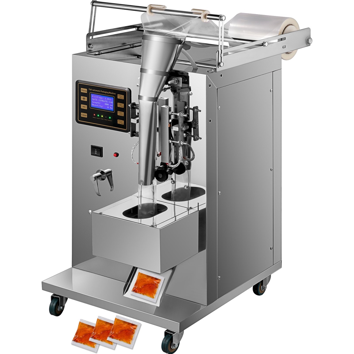 Picture of Vevor YTGZJMK20CMM00001V1 5-160 ml Automatic Liquid Sealing Machine&#44; Silver
