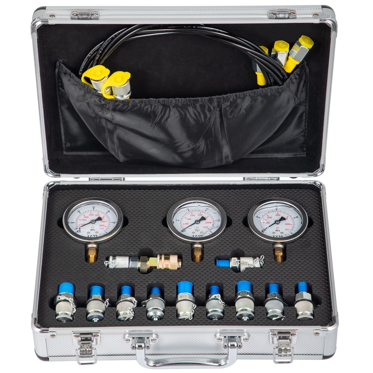 YLB11JTTZ00000001V0 25-40-60 MPA Hydraulic Pressure Test Kit -  Vevor