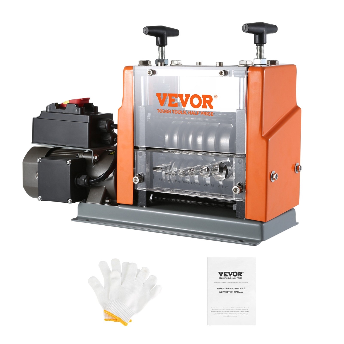 Electric Wire Stripping Machine Copper Cable Stripper 0.06''-0.98'' 60 W