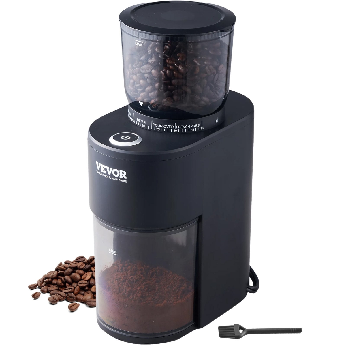 Picture of Vevor ZDKFYMJJJXS40JRH4V1 5.3 oz Espresso Coffee Grinder with 38 Precise Conical