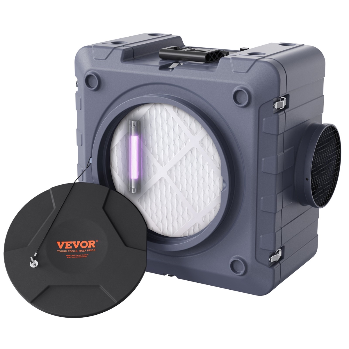 Air Scrubber with 3-Stage Filtration Stackable Negative Air Machine 800CFM