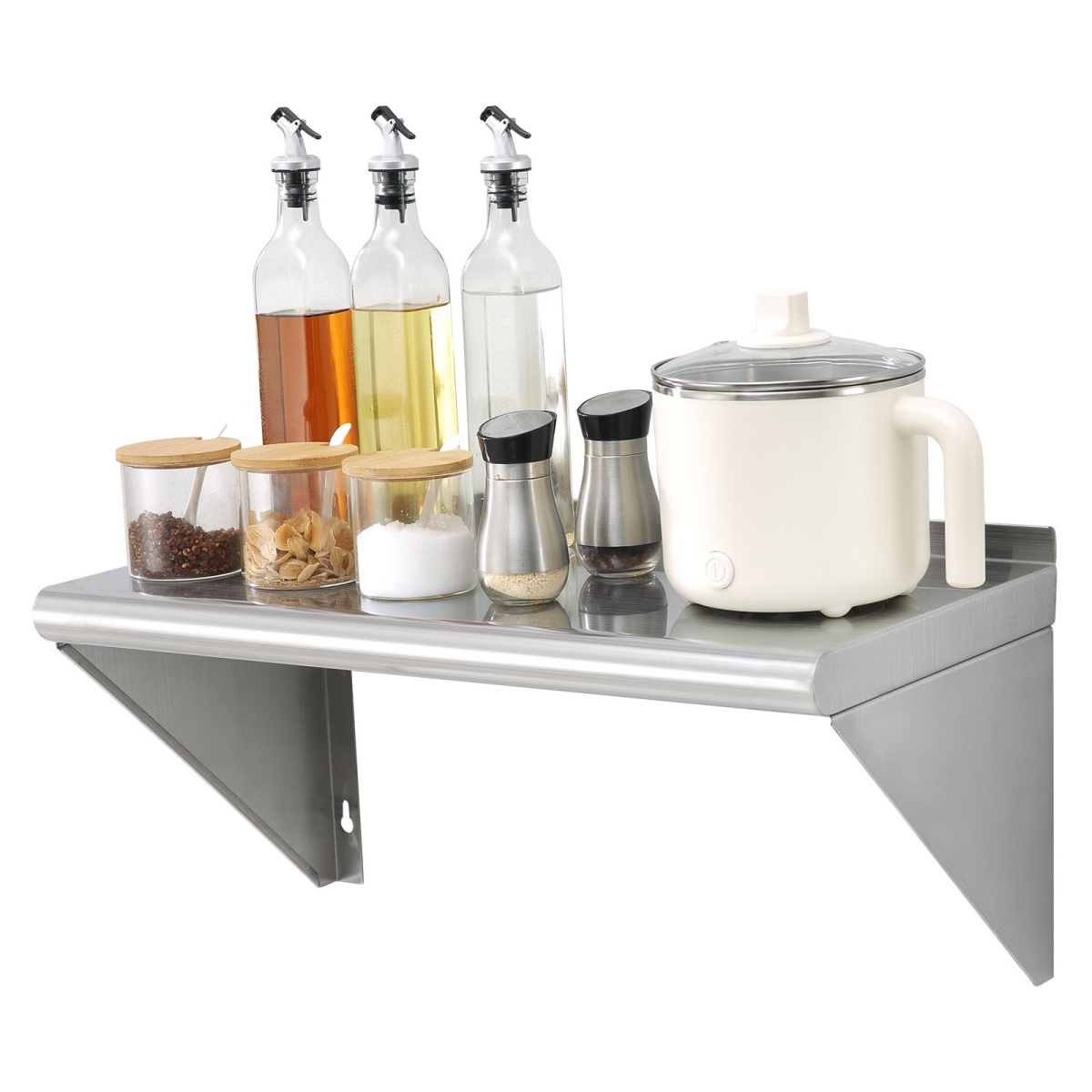 Picture of Vevor BGSCTTJD12241P8PSV0 12 x 24 in. 230 lbs Stainless Steel Shelf