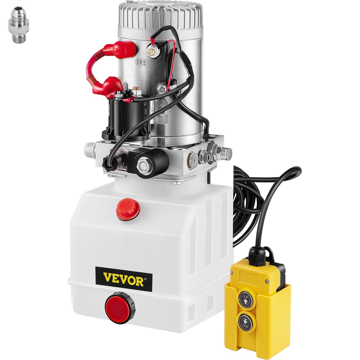 Picture of Vevor 4LCZYYBSLDZY00001V0 4 qt. Single Acting Hydraulic Pump Dump Power Unit