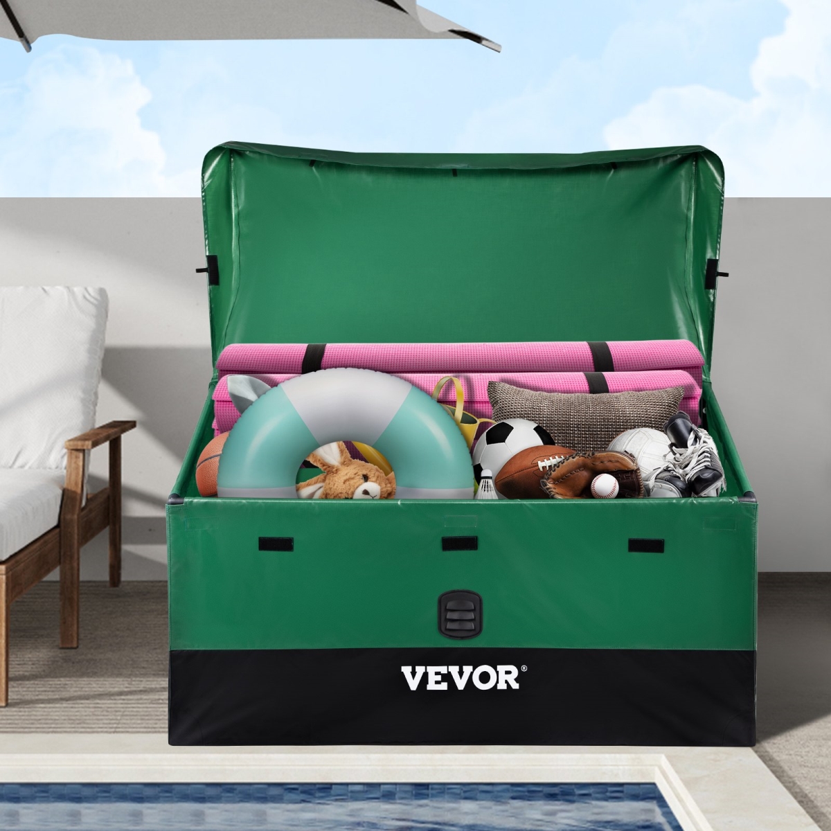 JYXBXSHWCW100NKVFV0 100 gal Outdoor Storage Patio Deck Box