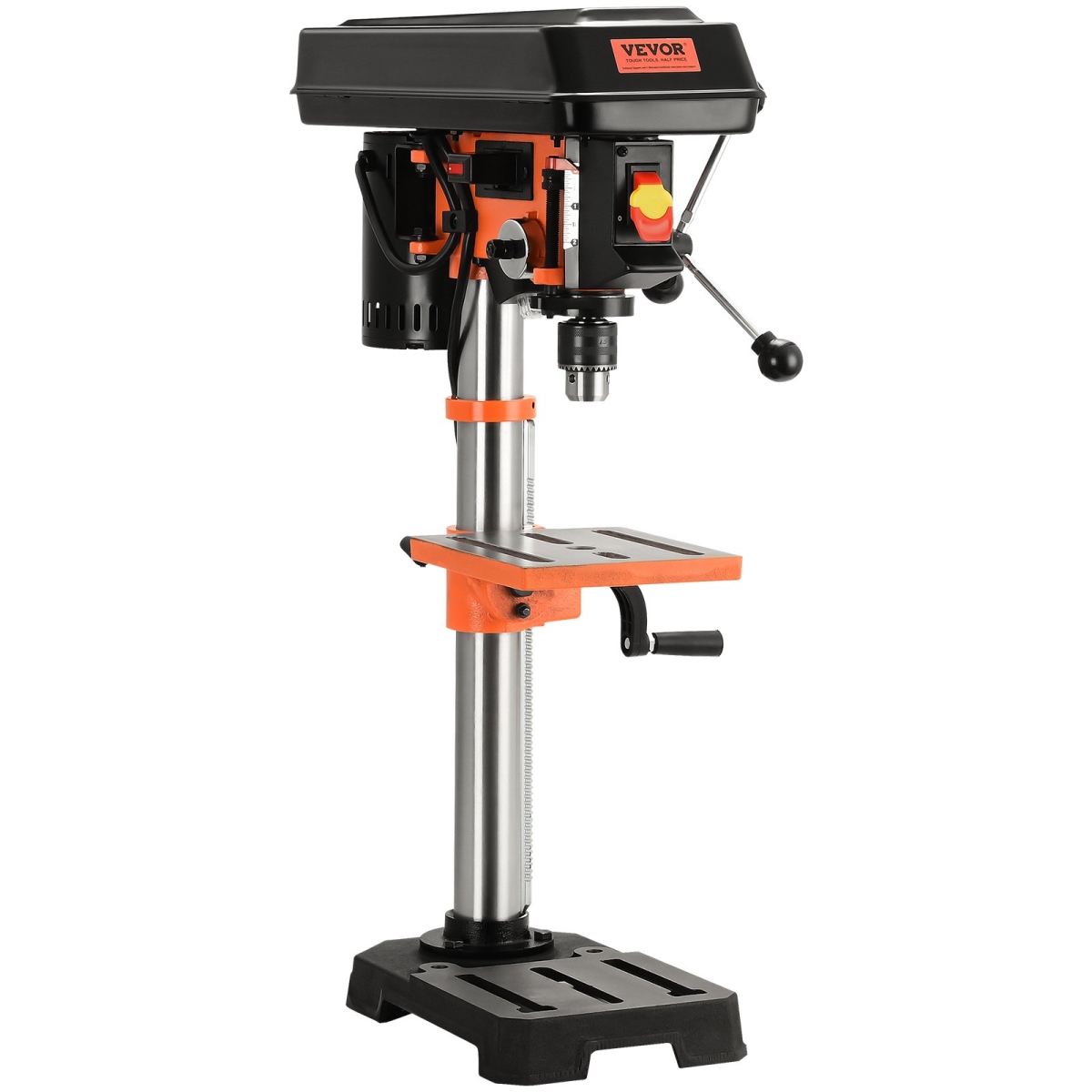 TSZCD32A510HKFMUCV1 10 in. 3.2A 610-2800 RPM 5-Speed Benchtop Cast Iron Drill Press -  Vevor