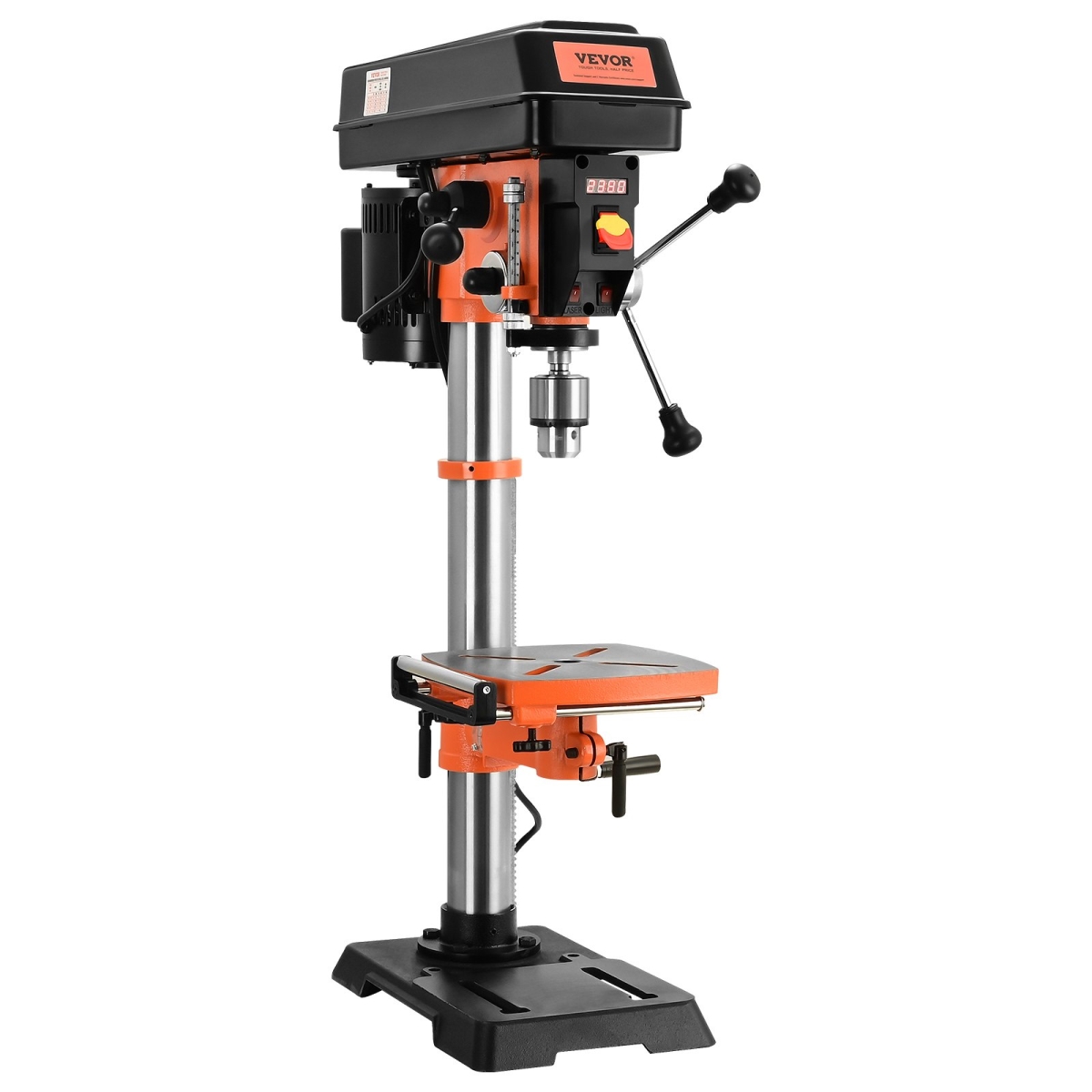 Picture of Vevor TSZCBS50A12MIPNMTV1 12 in. 5A 120V Variable Speed Cast Iron Benchtop Drill