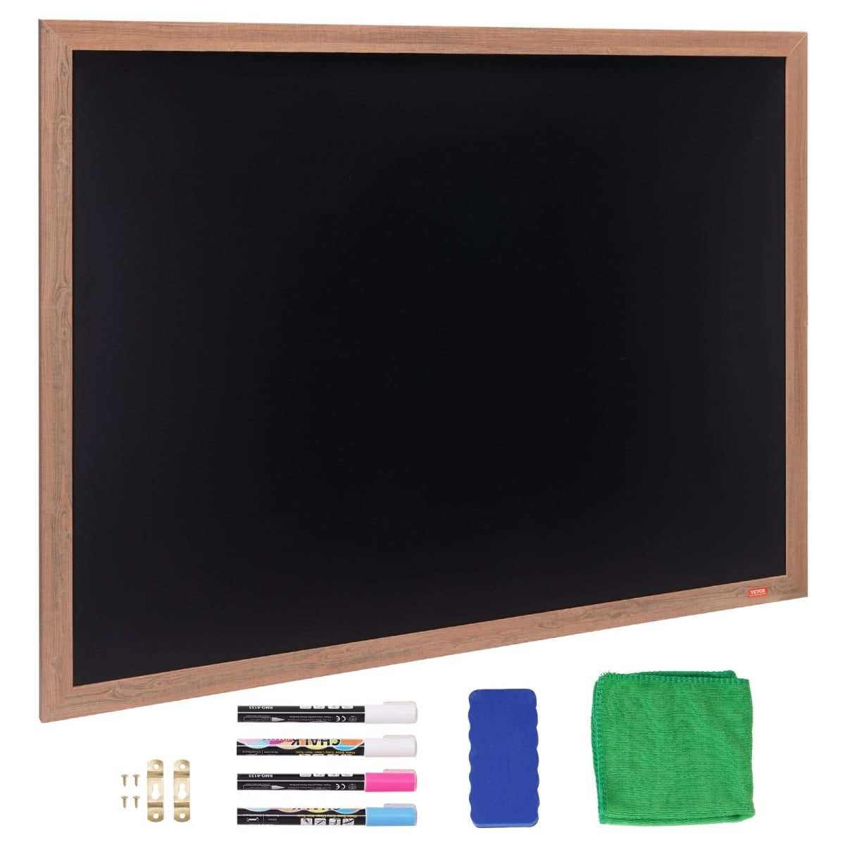 BG3546INCHMDFSHWLV0 35 x 46 in. Magnetic Chalk Board, Rustic Brown