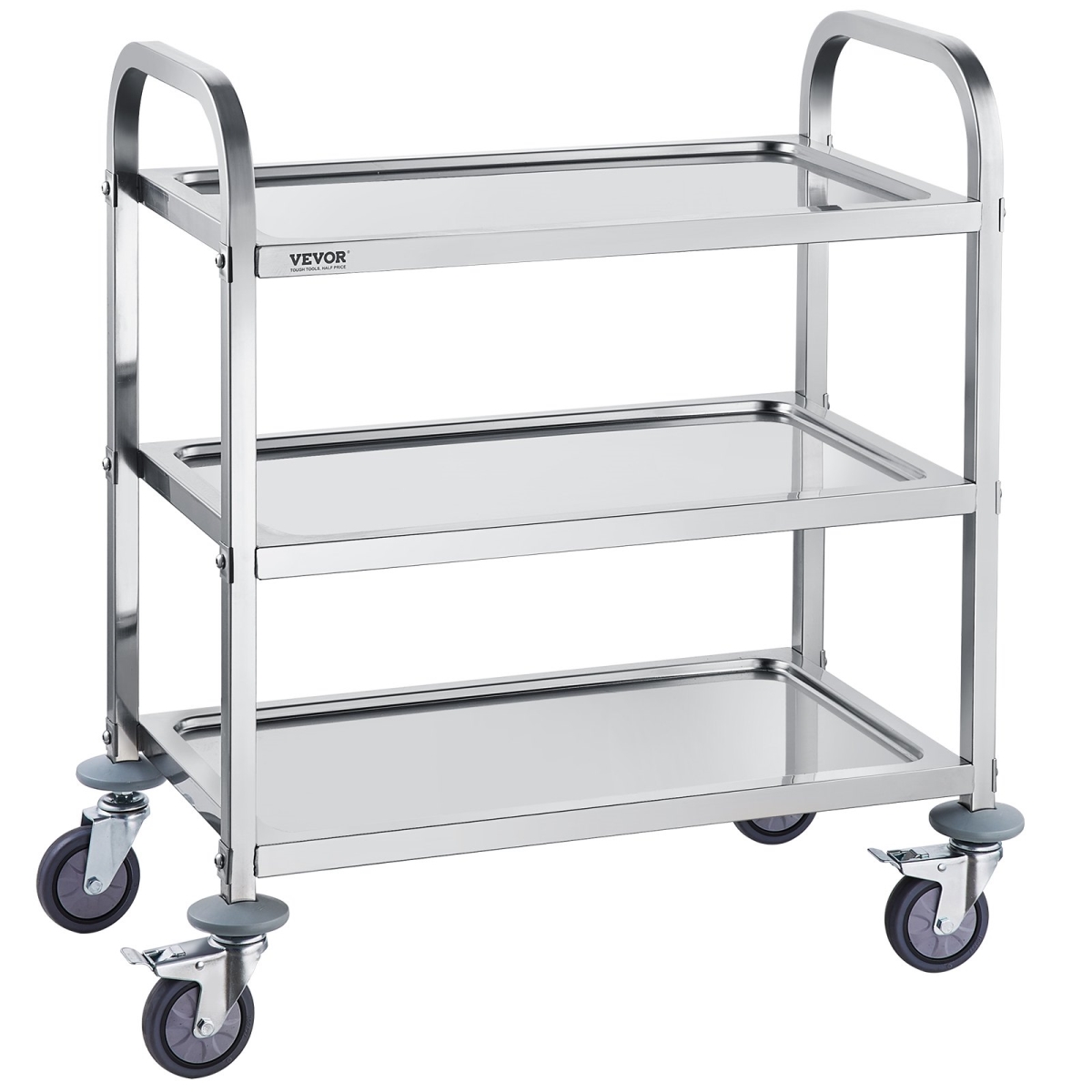 SYSSTCFB20134R3PNV0 3 Layers Stainless Steel Lab Utility Cart