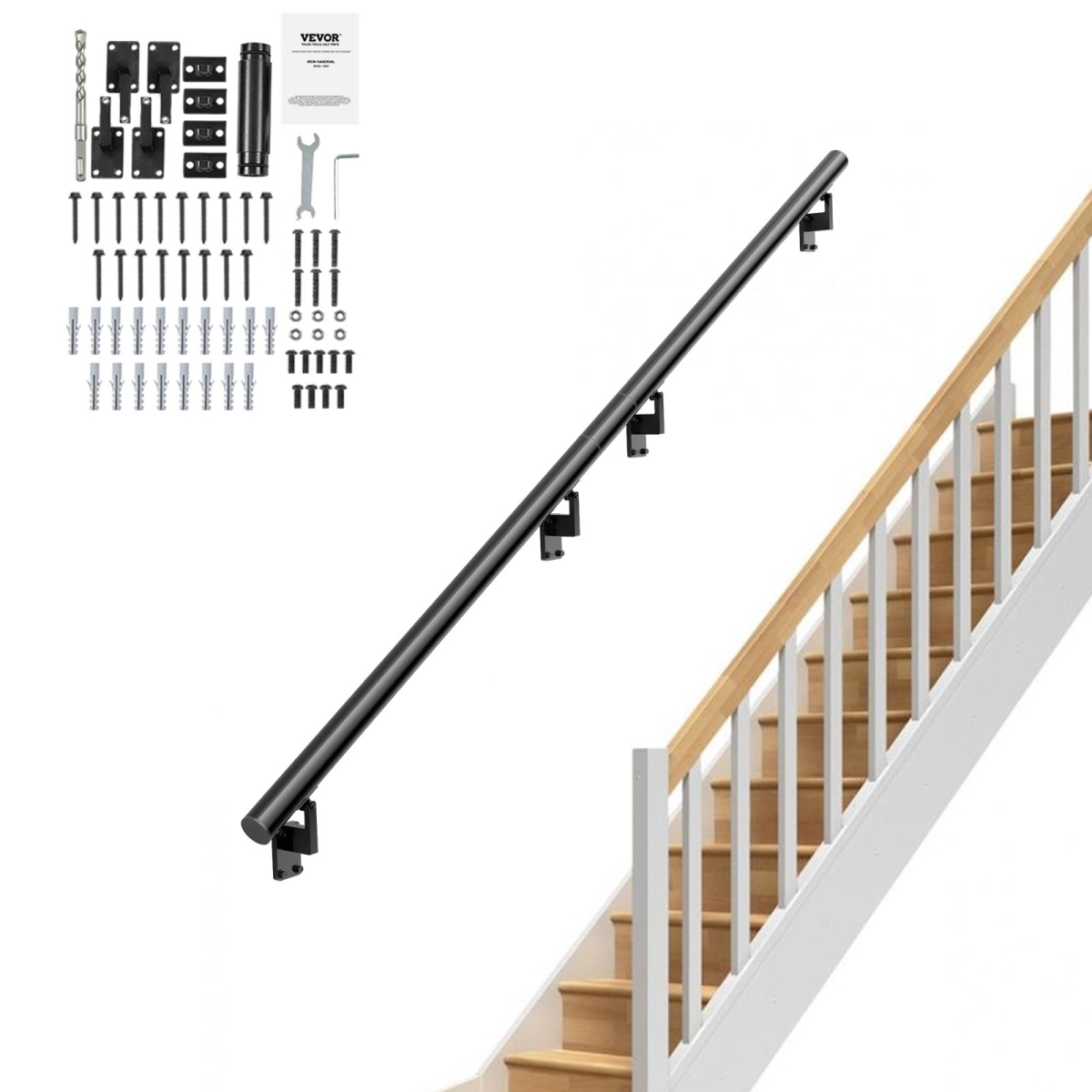 Picture of Vevor SNLZYXL7FT5CM62YLV0 7 ft. Handrail Stair Railing
