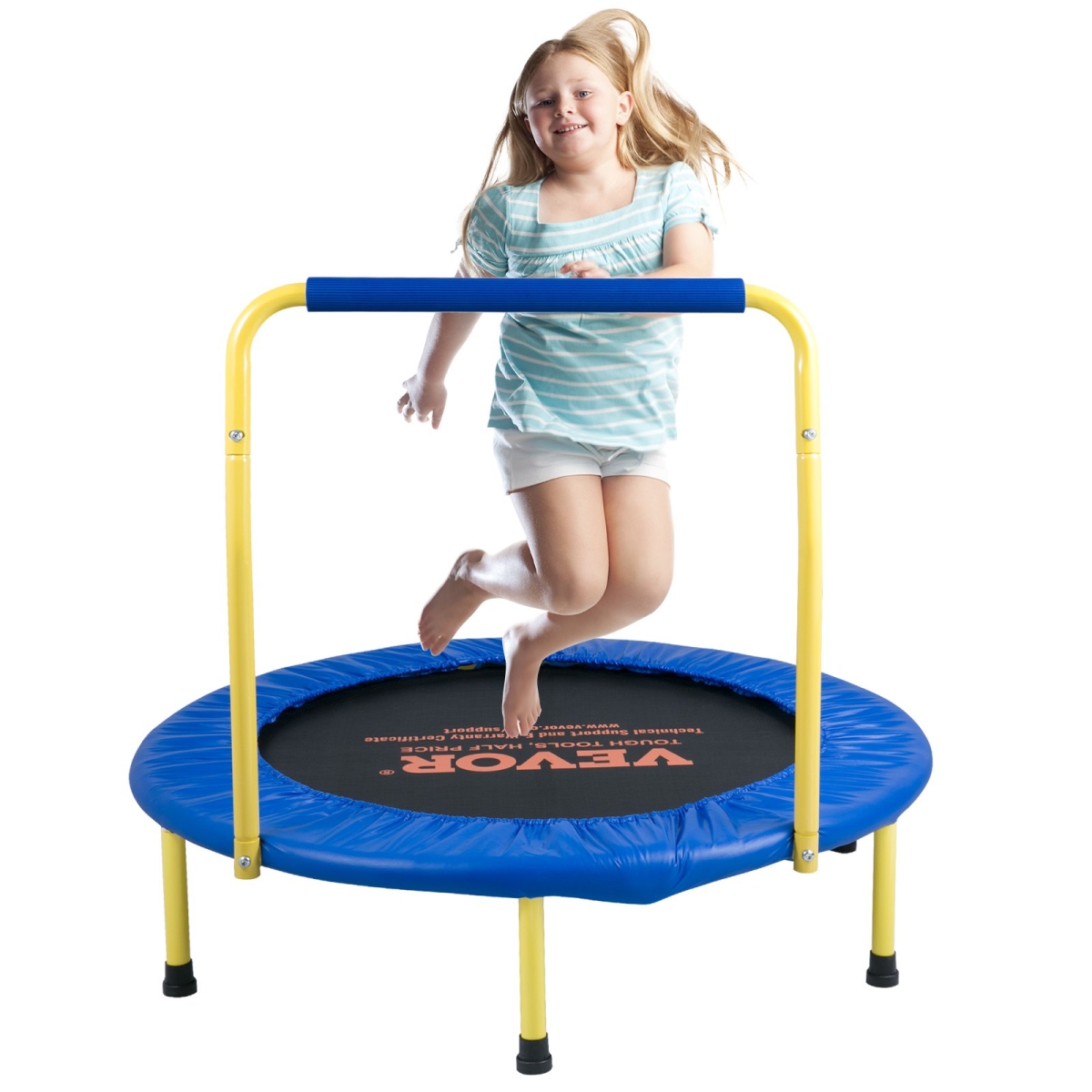 Picture of Vevor ETYXBC3YCYXBM625VV0 3 ft. Indoor & Outdoor Foldable Baby Toddlers Trampoline for Kids