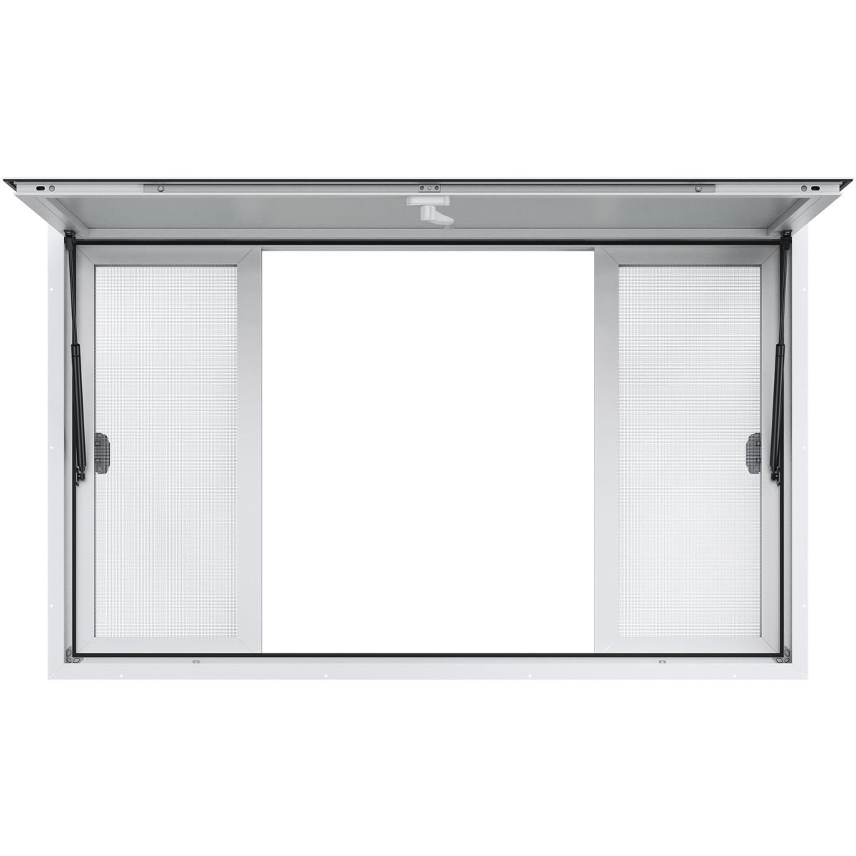 Picture of Vevor SCFWCK36X60IFT44HV0 60 x 36 in. Aluminum Alloy Food Truck Service Window