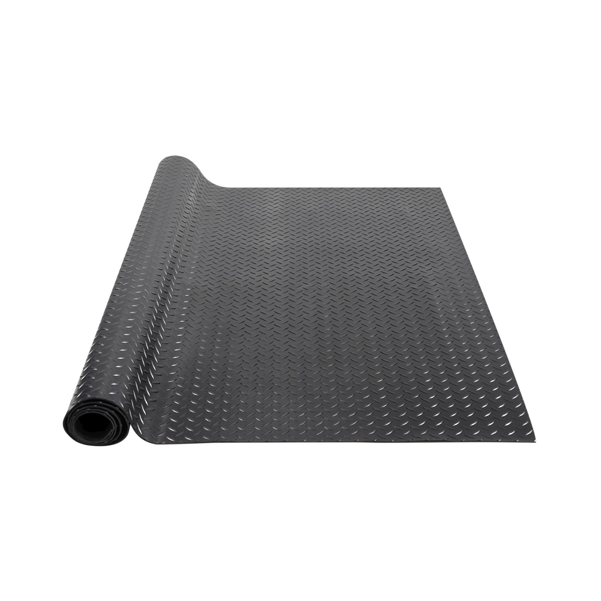 Picture of Vevor XJCKDDXJ415FRUWLBV0 3 mm x 4 x 15 ft. Diamond-Plate Rubber Floor Mat&#44; Black