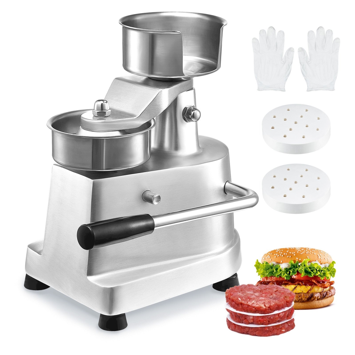 Picture of Vevor HBRBJYSZLBXGEZ9OPV0 4 in. Commercial Burger Patty Maker