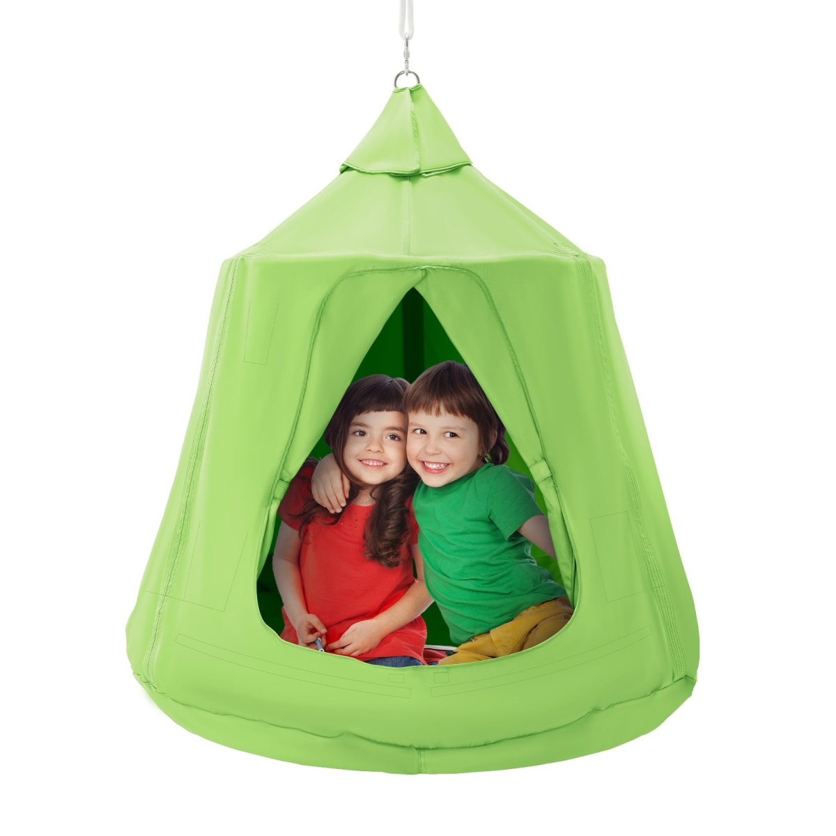 DCZPLSQFB000WZA6QV9 330 lbs Hanging Tree Tent, Green -  Vevor