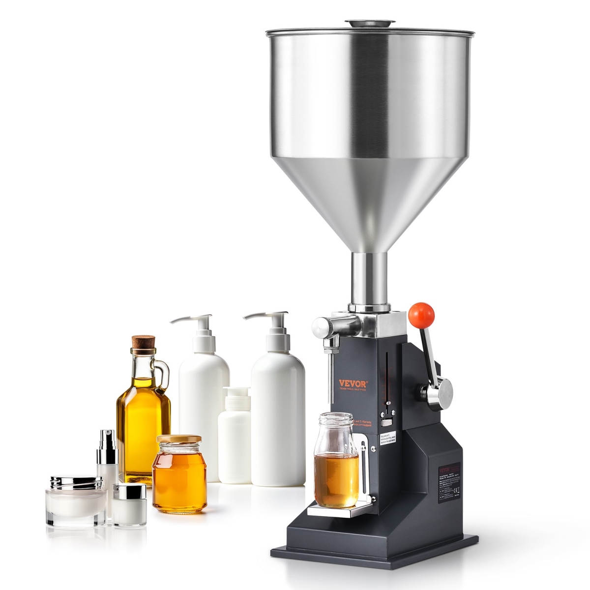 Picture of Vevor LSGYTGZJSD0029YV2V0 5-50 ml Manual Paste Liquid Filling Machine