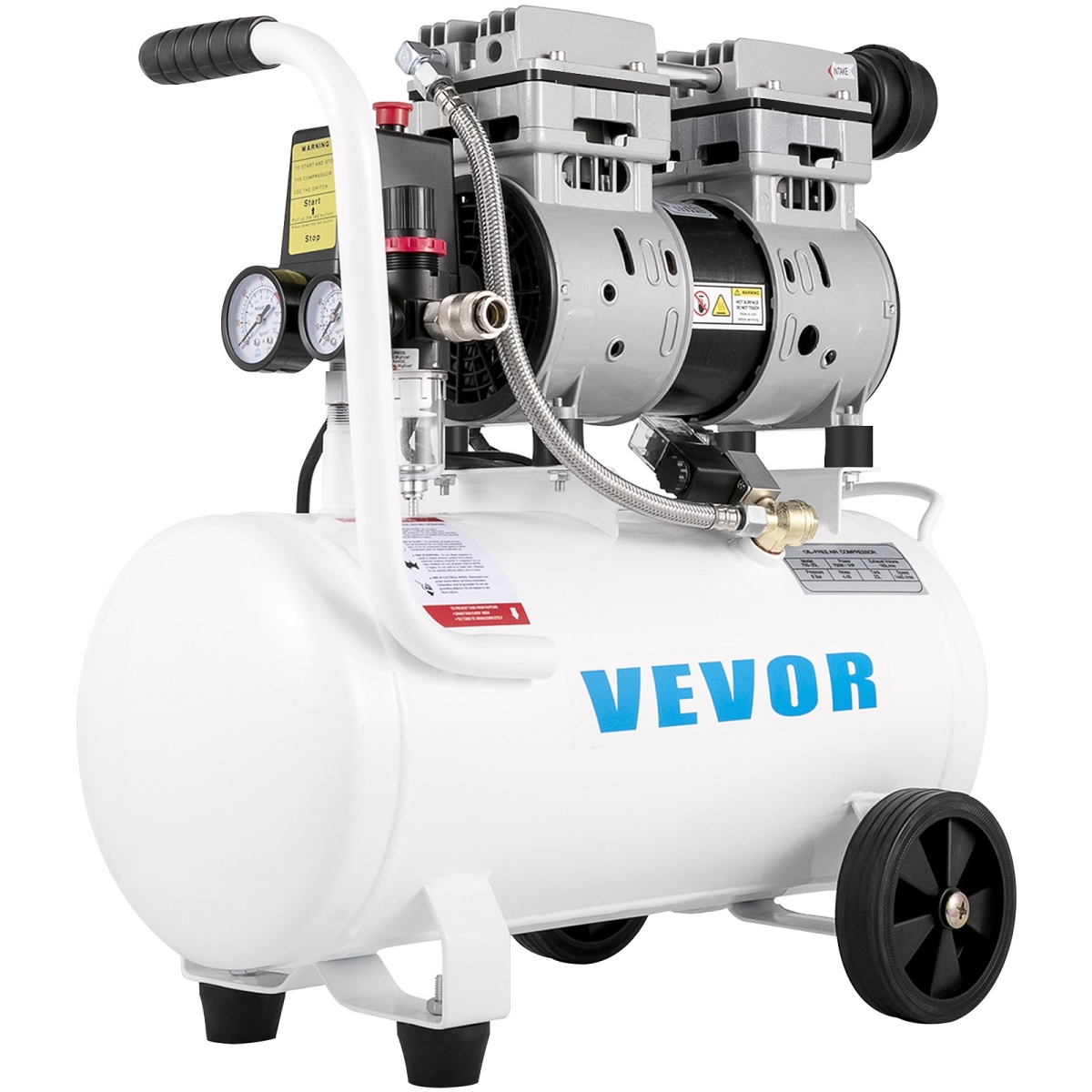 WSKYJ750-25L00001V1 6.6 gal Portable Air Compressor, White