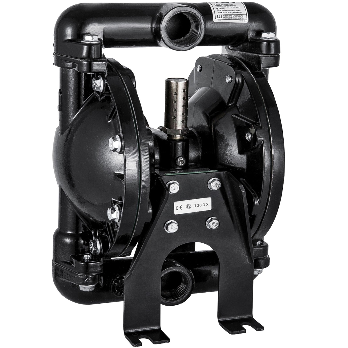 Picture of Vevor YBGMBQBY4-25L0001V0 35 GPM 1 in. Inlet Outlet Aluminum Air-Operated Double Diaphragm Pump