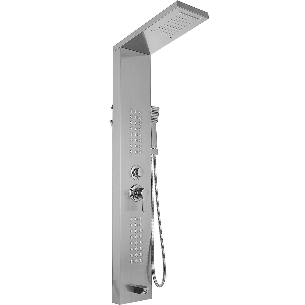 Picture of Vevor HSLGYS5HYFTHS0001V0 Stainless Steel Shower Panel Tower System&#44; Polished Silver
