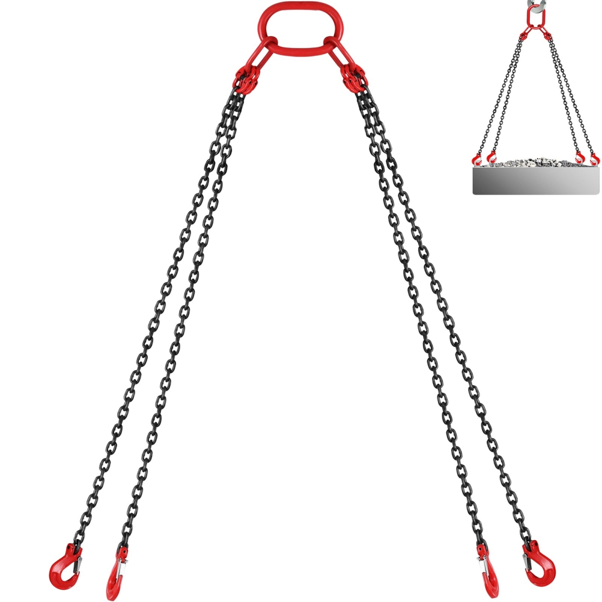 0.31 x 10 ft. G80 Alloy Steel Engine Lift Chain