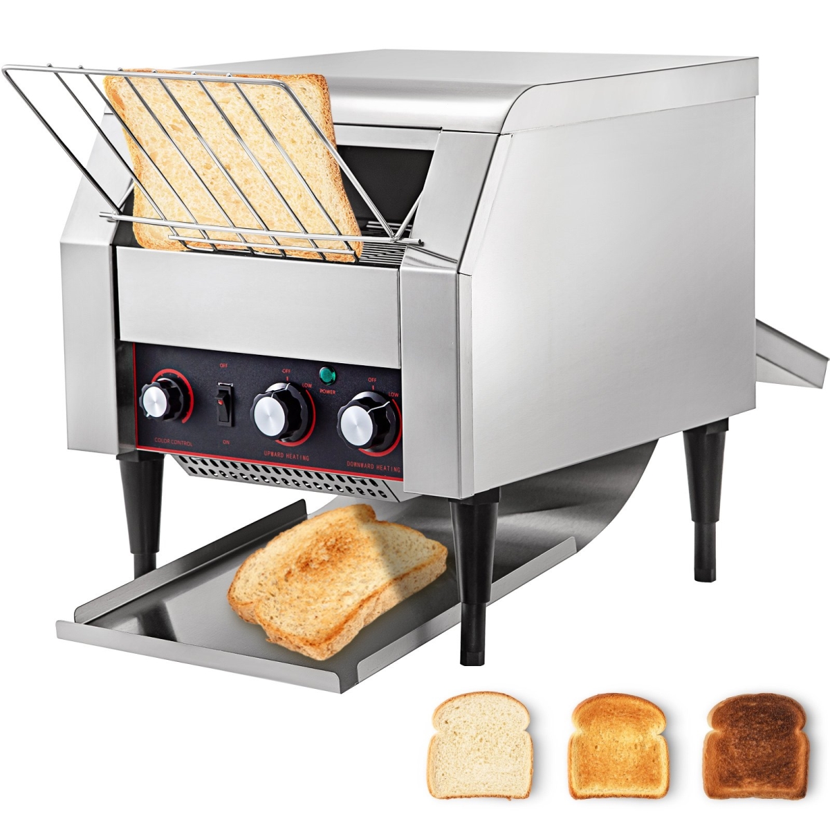 Picture of Vevor KXLSDSLTT-4500001V1 2600W 450 Slices per Hour Commercial Conveyor Toaster