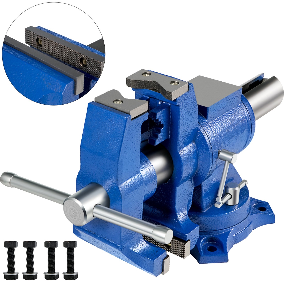 6 in. Heavy Duty Double Swivel Rotating Bench Vise