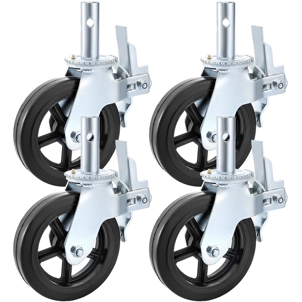 Picture of Vevor JL8INZTXJYJL4WXSCV0 8 x 2 in. 1100 lbs Scaffolding Caster Wheels - Pack of 4
