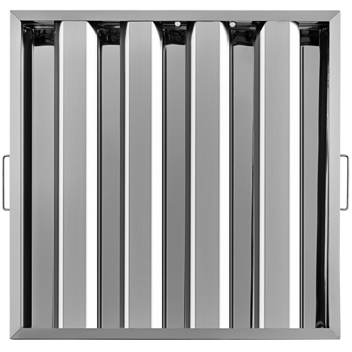 YSFLQ6PCS4C20X20YV0 19.5 x 19.5 in. 430 Stainless Steel 4 Grooves Commercial Hood Filters - Pack of 6