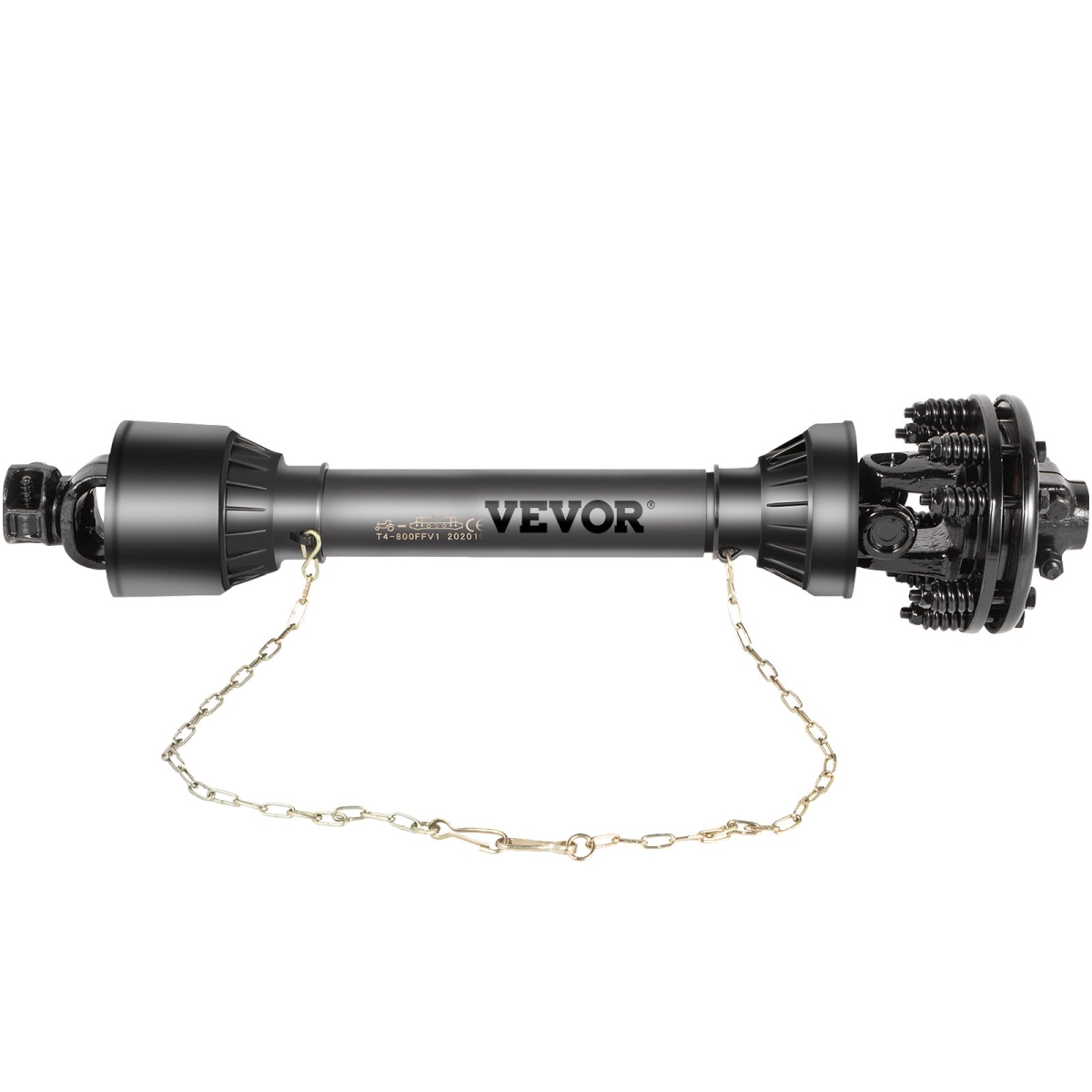 CDZT5B11005FF0001V0 1.38 in. PTO Drive Shaft, Black