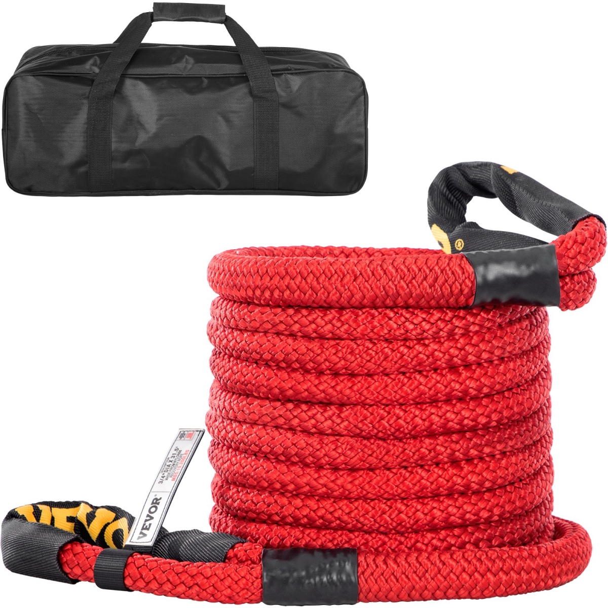 Picture of Vevor JYSBJL1920019OLUMV0 0.75 in. x 31.5 ft. Heavy Duty Kinetic Recovery Tow Rope&#44; Red