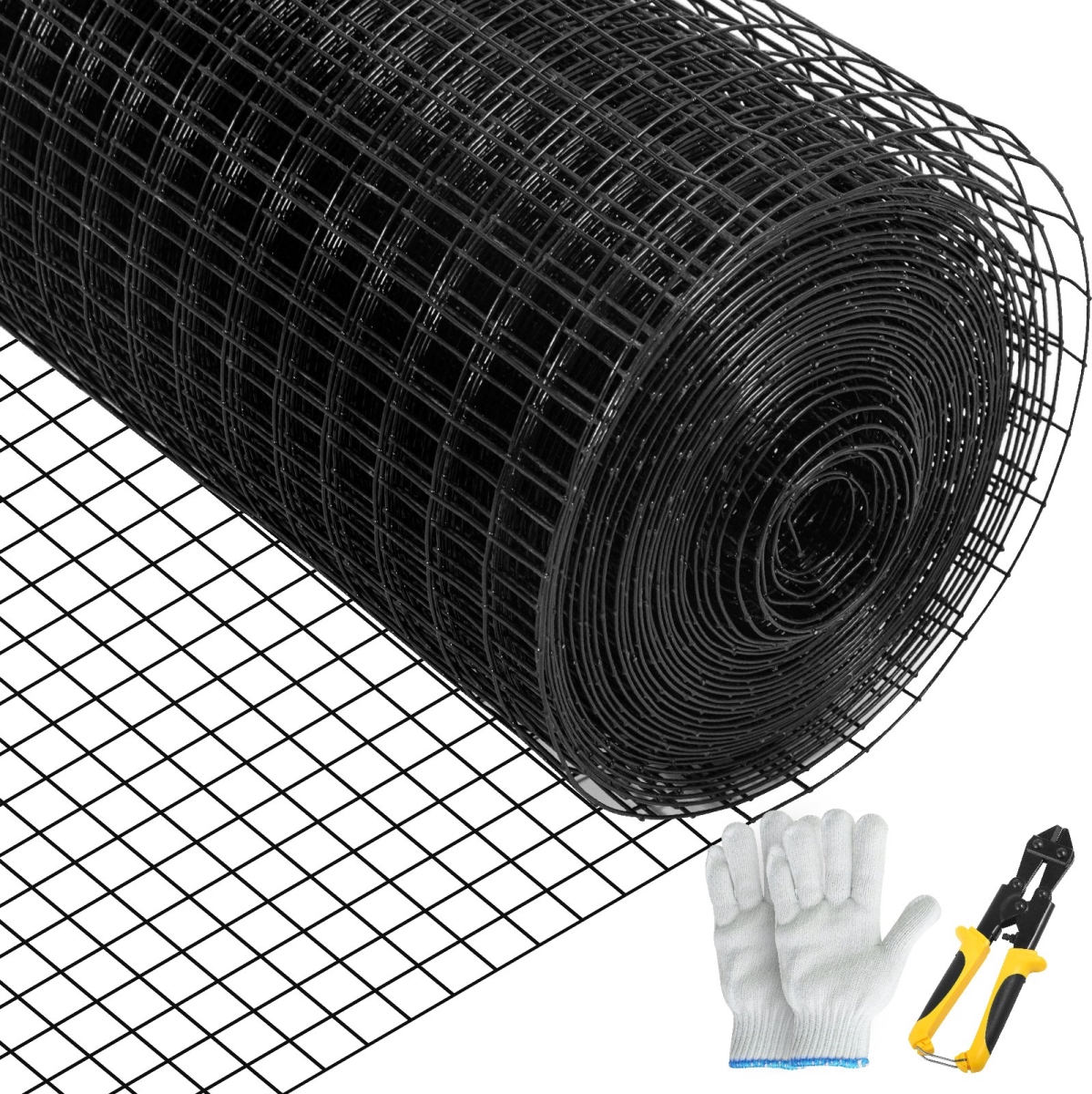 36 in. x 50 ft. Galvanized Steel Hardware Cloth, Black