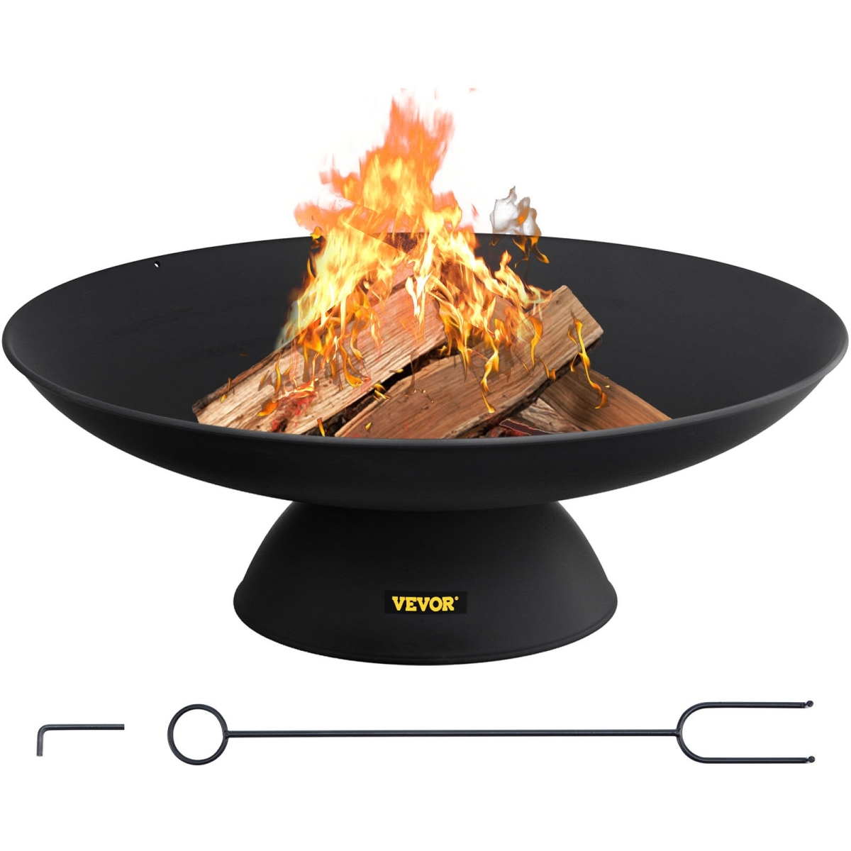 Picture of Vevor WXHPYCHSYT305ACHNV0 30 in. Round Cast Iron Fire Bowl&#44; Black
