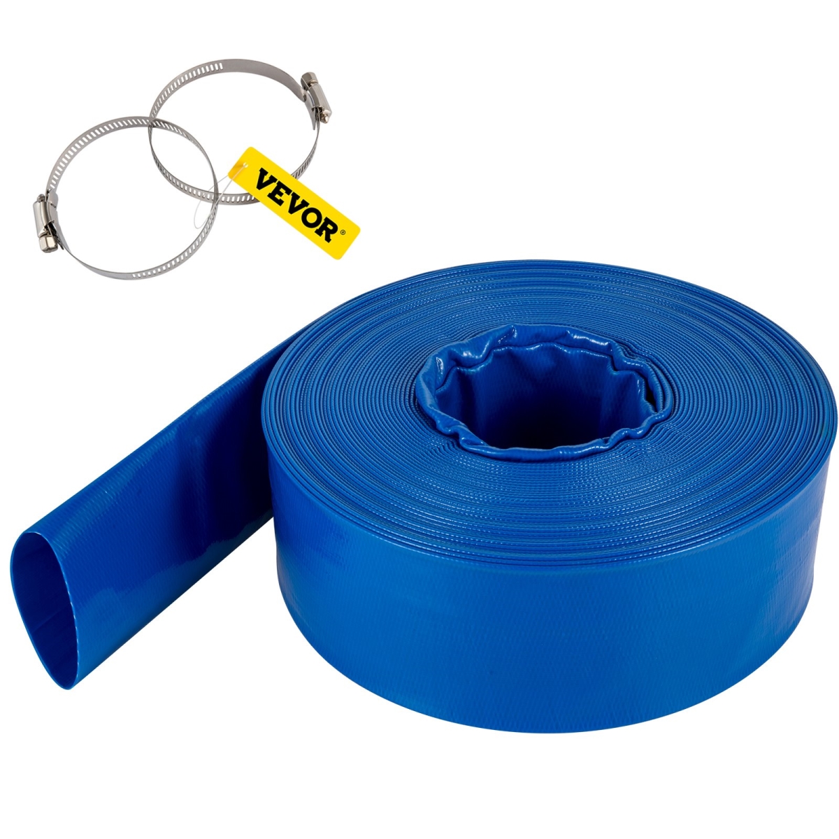 YCFC4X100PVC2V96ZV0 4 in. x 105 ft. Discharge Hose, Blue