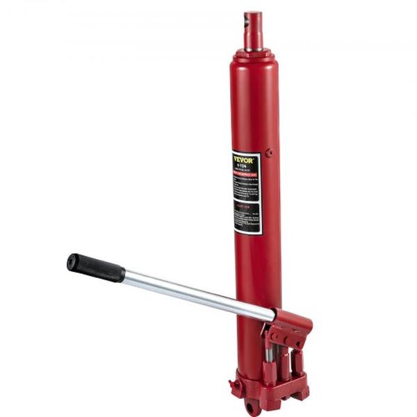 Picture of Vevor ZGYYQJDHSSG8T8KGDV0 1763 lbs 8-Tons Hydraulic Long Ram Jack with Dual Piston Pump & Clevis Base&#44; Red