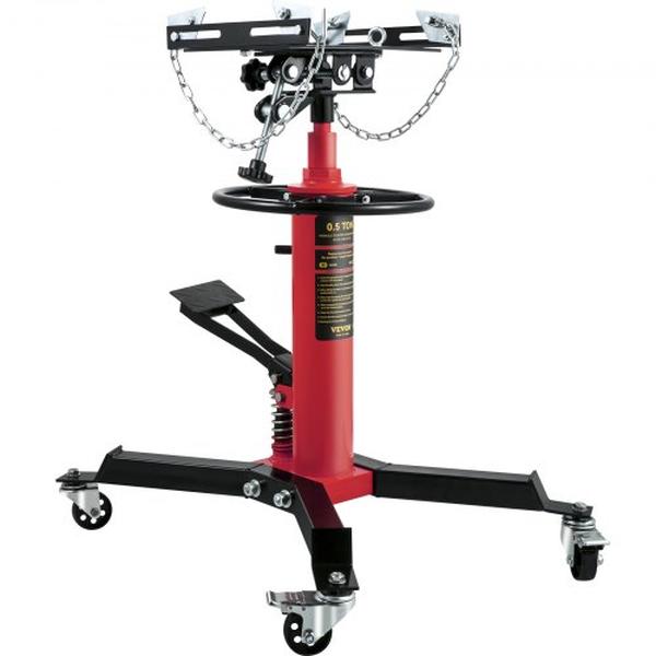 MSDGYYCDQJ05T8KJXV0 1100 lbs 0.5-Ton Hydraulic Telescopic Transmission Jack for 2-Stage Floor Jack Stand, Red -  Vevor