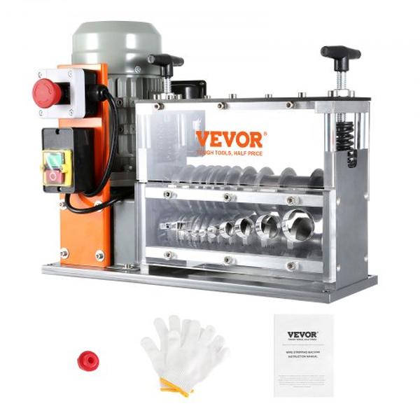 B750W101538MMFDI9V1 Automatic Wire Stripping Machine for 0.06-1.26 in. Electric Motorized Cable Stripper