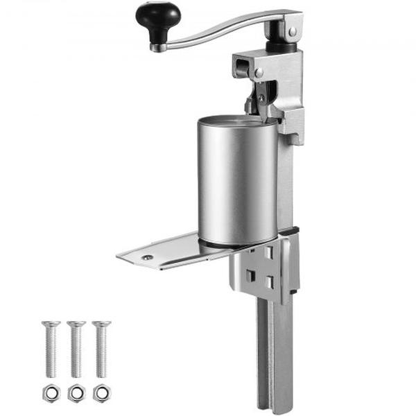 Picture of Vevor KGQ10YCZTGDSR7I52V0 Commercial Table Manual Can Opener for Large Heavy Duty with Base Adjustable Height Industrial Jar