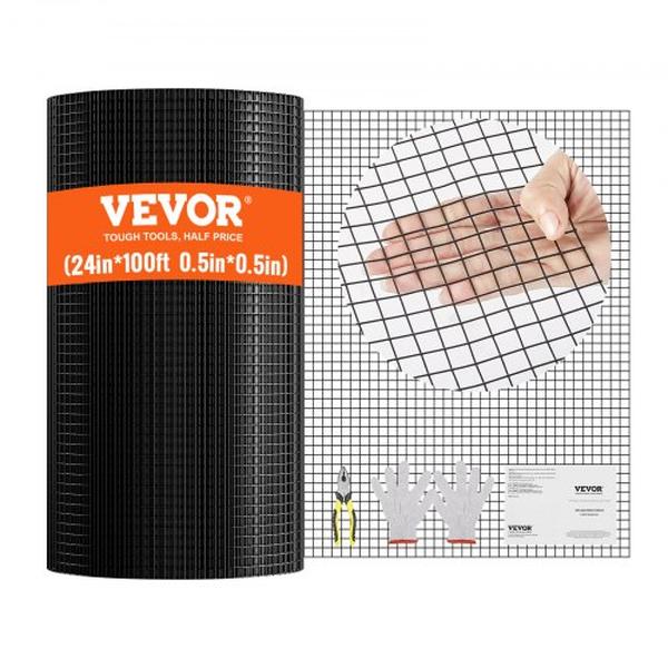 JSGSWL24IN10UVQ61V0 24 in. x 100 ft. Galvanized Wire Mesh Hardware Cloth Roll for 19 Gauge Chicken Wire Fence
