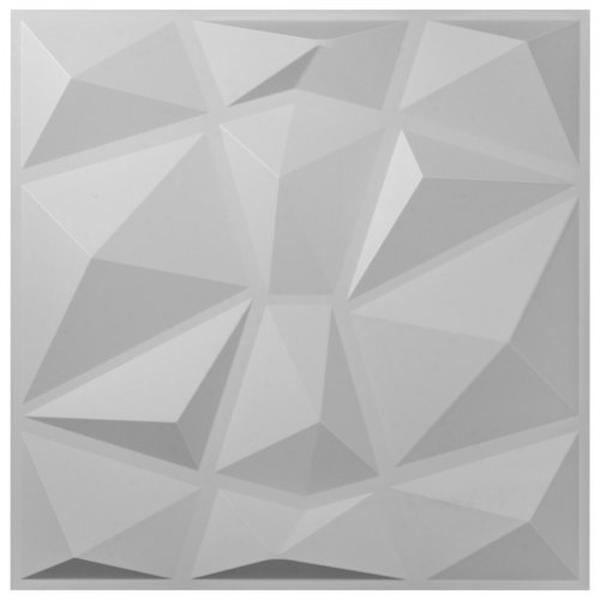 Picture of Vevor CZ5DM3D13ZWTPVCLJV0 19.7 x 19.7 in. Diamond White 3D PVC Wave Panels for 32 sq ft. Interior Wall Decor Textured 3D Wall Tiles - Pack of 13
