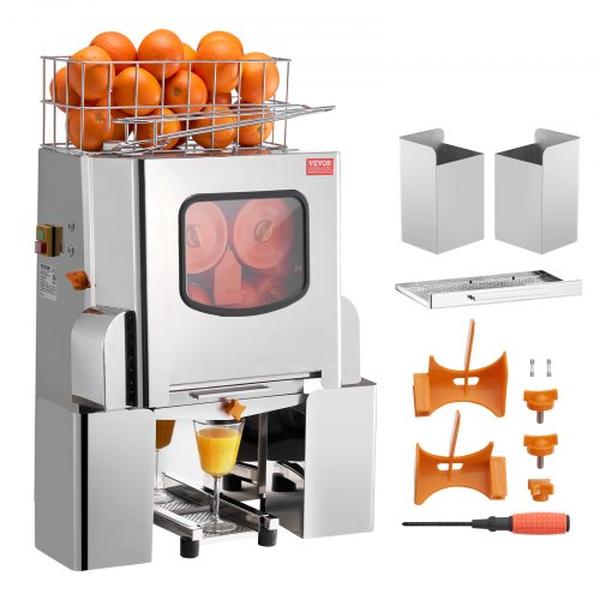 Picture of Vevor TSZDJLCZJBZD8NYZYV1 120W Automatic Commercial Orange Juice Machine Extractor
