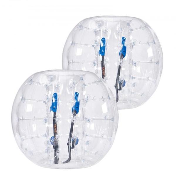 Picture of Vevor QSNKCQPPQZJ4LJ1T5V0 4 ft. & 1.2M Inflatable Bumper Ball with Body Sumo Zorb Balls for Teen & Adult&#44; Transparent - Pack of 2
