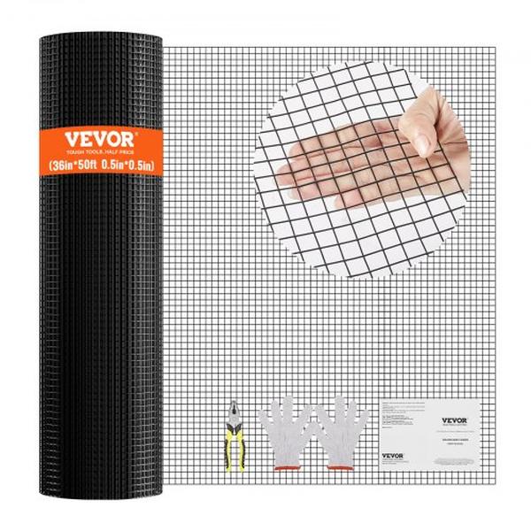 JSGSWL36IN50CDRB2V0 36 x 50 ft. Galvanized Wire Mesh Hardware Cloth Roll with 19 Gauge Chicken
