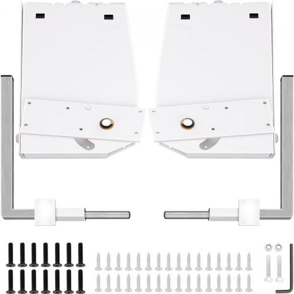 Murphy Mounting Wall Springs Mechanism Heavy Duty Support Hardware DIY Kit, White