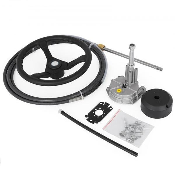 10 ft. Boat Outboard Steering System Cable with 0.75 in. Shaft